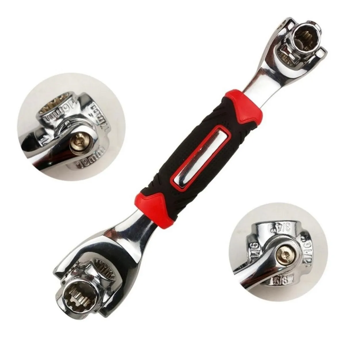 Llave 48 En 1 Giratoria 360 Grados Universal 8 A 19 Tubos