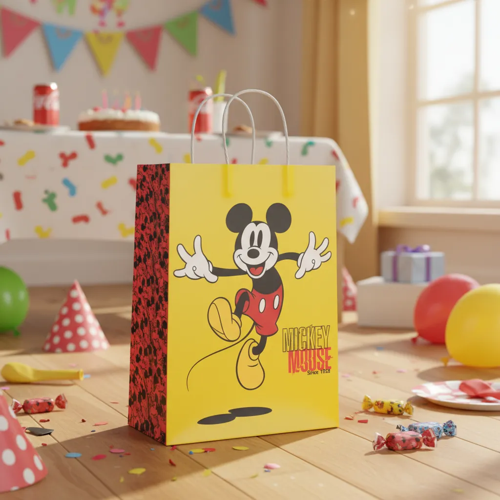 BOLSAS DE REGALO " MICKEY MOUSE " Tamaño 30 x 41