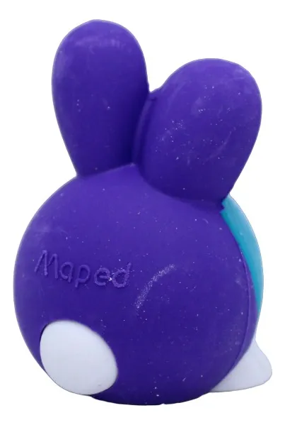 Goma de Borrar Maped  Croc Croc || Borrador + Rompe Cabezas + Orificio para colocar en el Lapiz ||