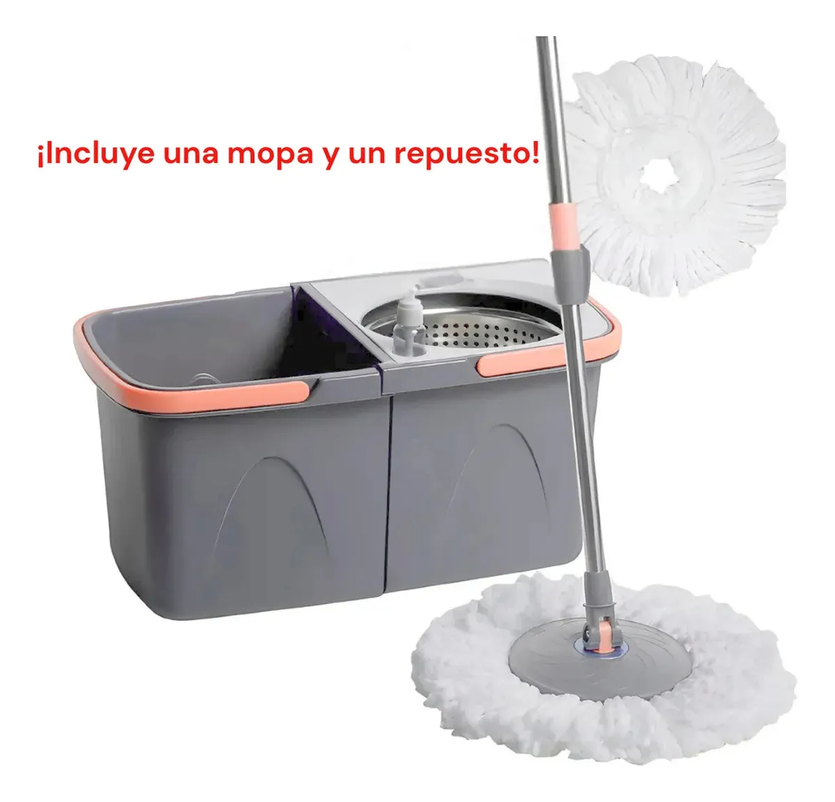 MOPA * 360 GRADOS * DOBLE BALDE CENTRIFUGADOR AUTOMATICO - + REPUESTO