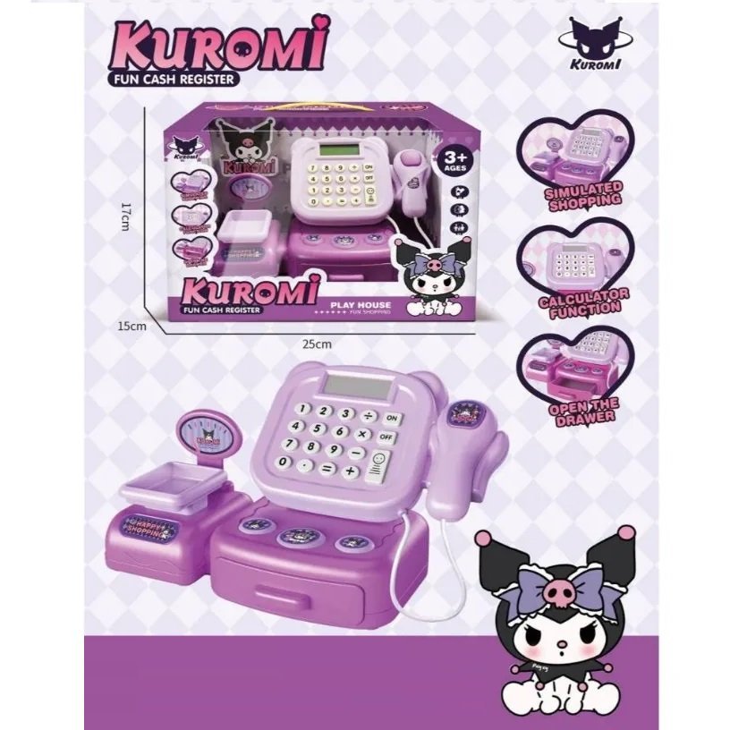 JUGUETE CAJA REGISTRADORA - KUROMI - CALCULADORA
