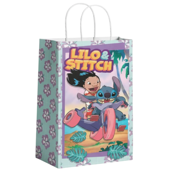 BOLSAS DE REGALO " LILO Y STITCH " Tamaño 18 x 20