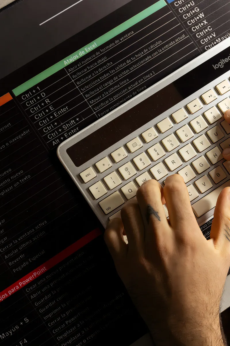 PAD PARA MOUSE ** ATAJOS **  PARA MOUSE Y TECLADO GRANDE ANTIDESLIZANTE XXL