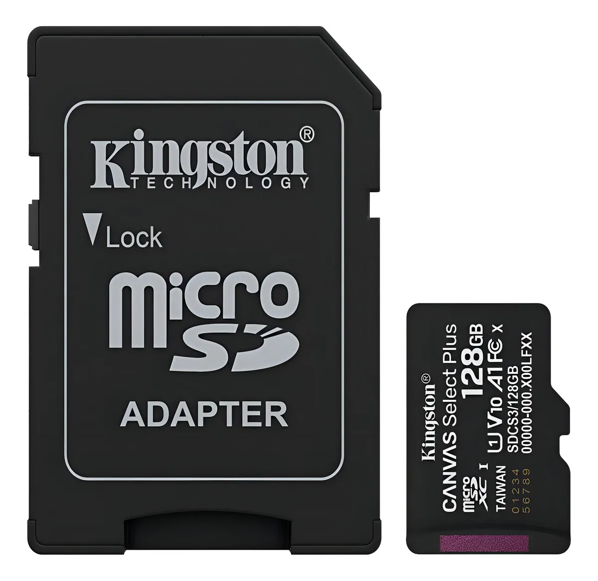Memoria Kingston Micro SD 128 GB Select Plus (Alta Velocidad)