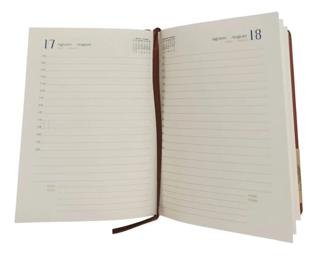 Agendas 2026 " KATANA CUERINA" -Diaria- 10x15 A6 TAMAÑO CHICO