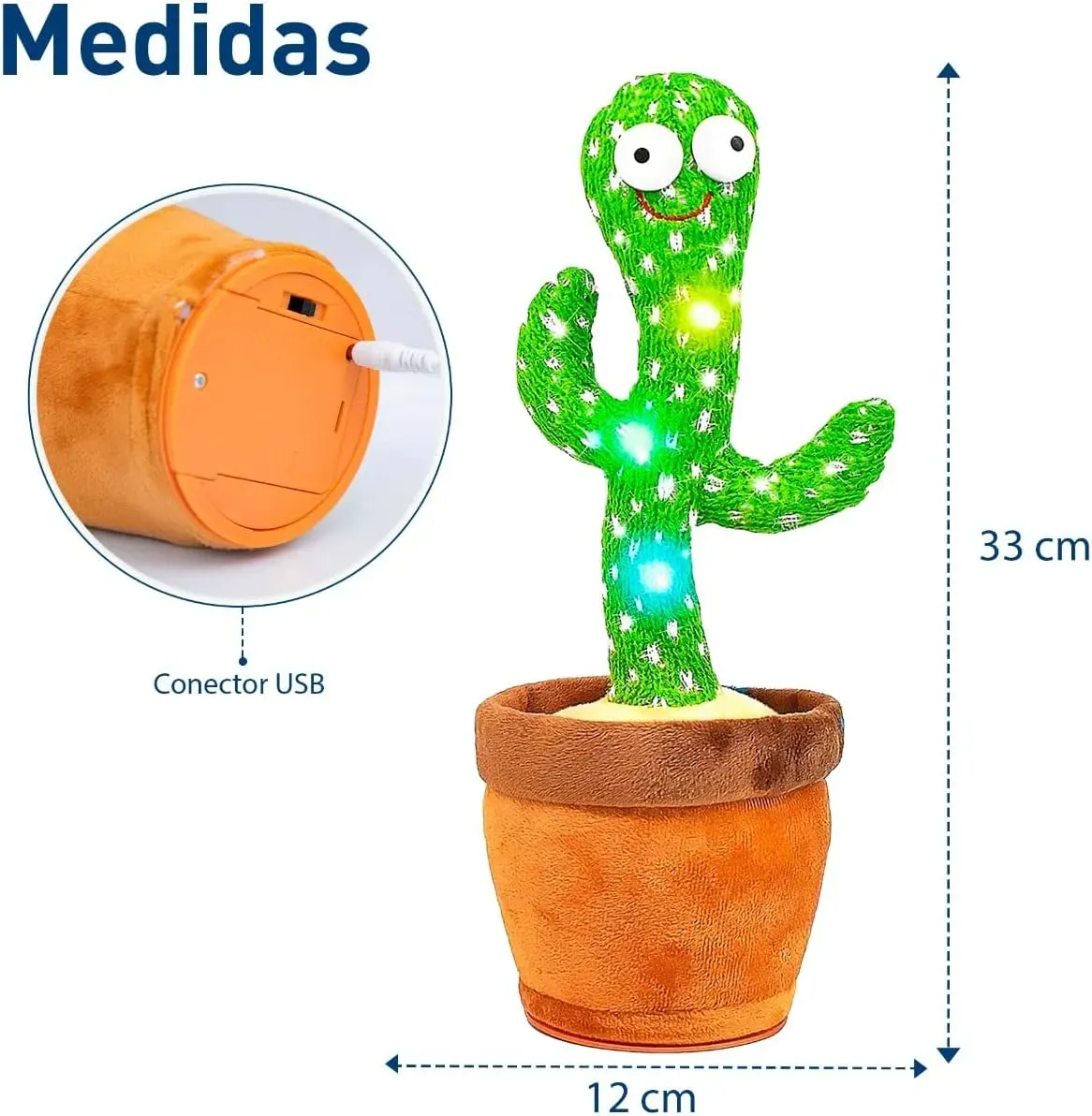 Juguete Interactivo * Cactus * Música , Baila y Repite