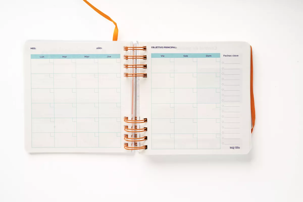 Agendas PPR " EXTRA BOLD PERPETUA" -Diaria- 16x16 TAMAÑO MEDIANO PREMIUM (SIN FECHA)