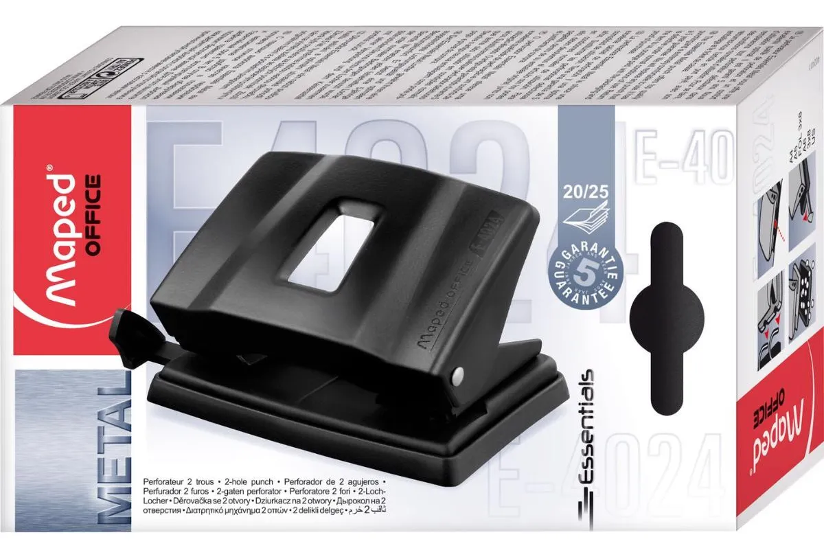 Perforadora Maped Mediana (25 Hojas)