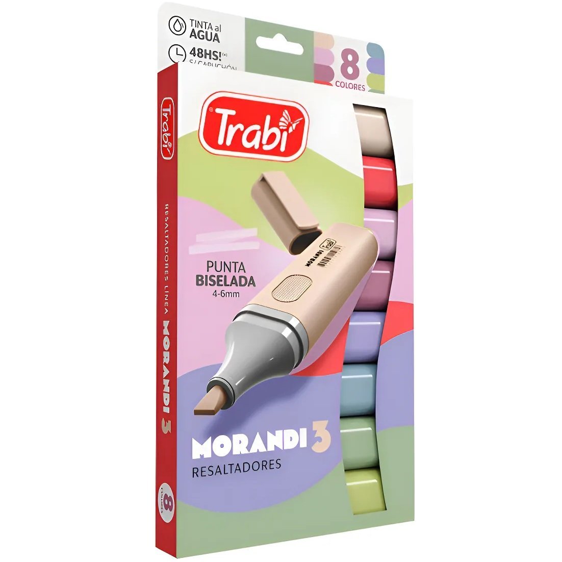 Caja Resaltadores Trabi * MORANDI (N° 3) x 8 * Chatos