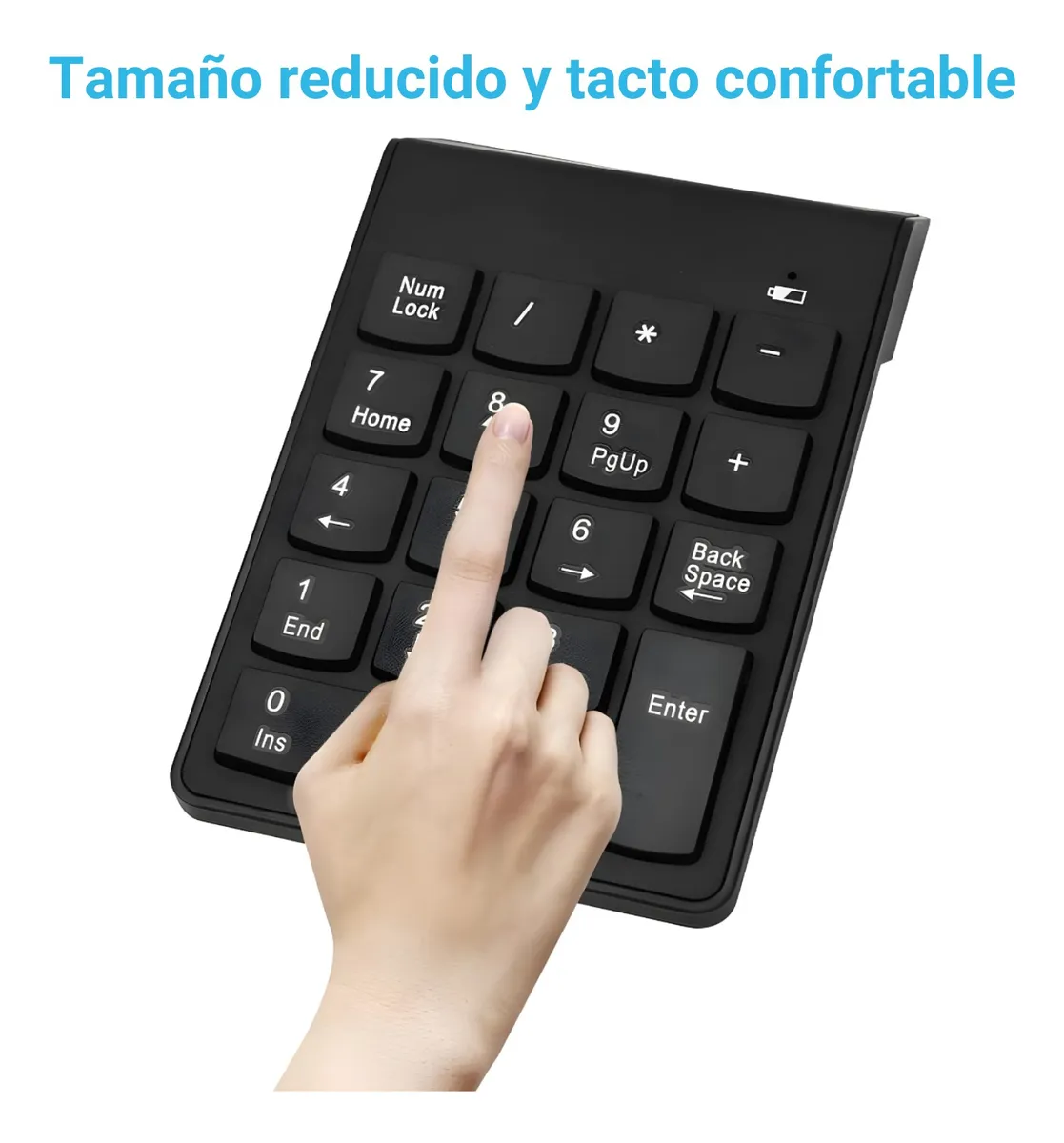 Teclado * Numerico INALAMBRICO * Negro Notebook USB Keypad