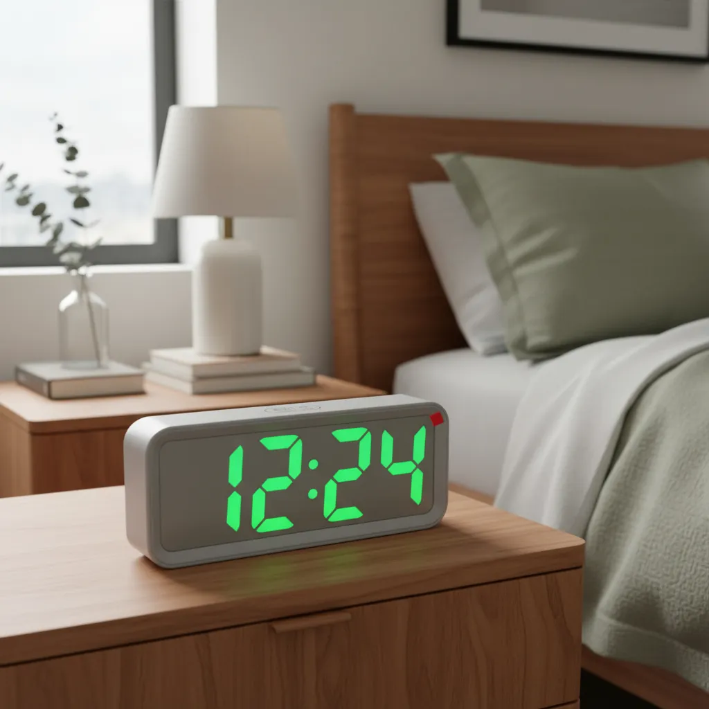 Reloj Despertador Digital Pantalla Espejo