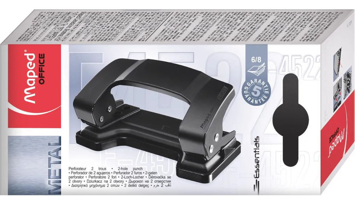 Perforadora Maped Chica (8 Hojas)