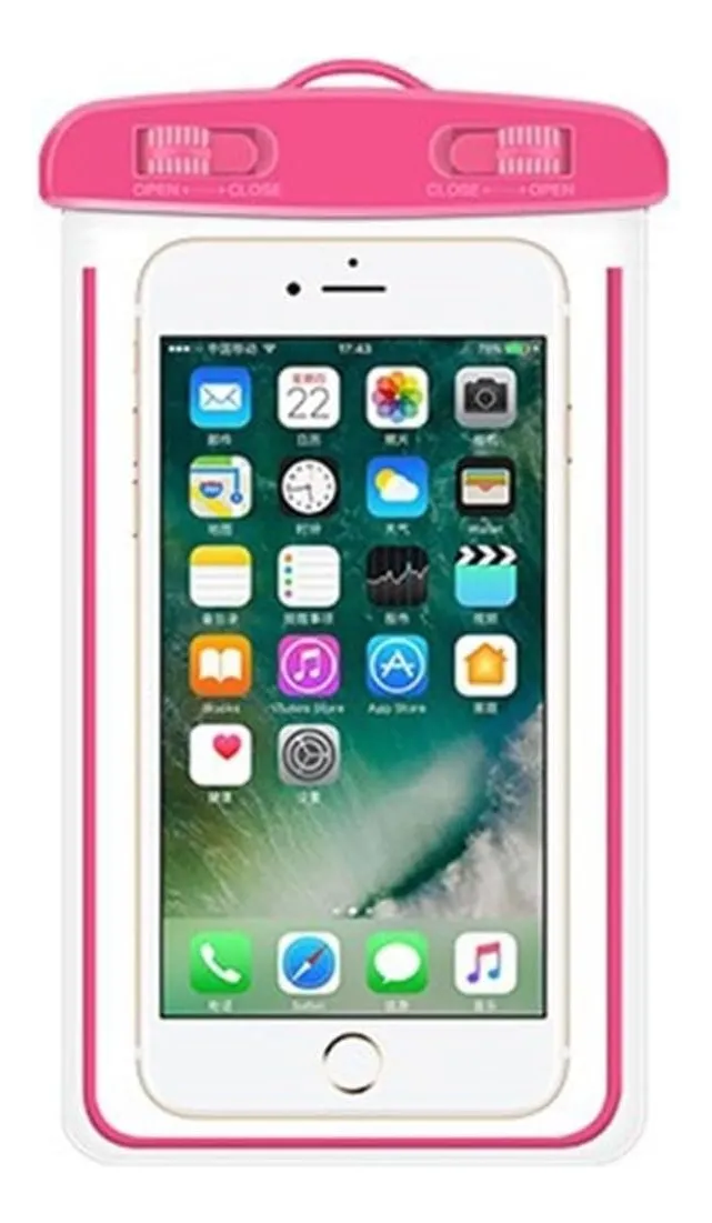Funda Celular Sumergible / Salpicaduras - Táctil Cámara Dinero Llaves