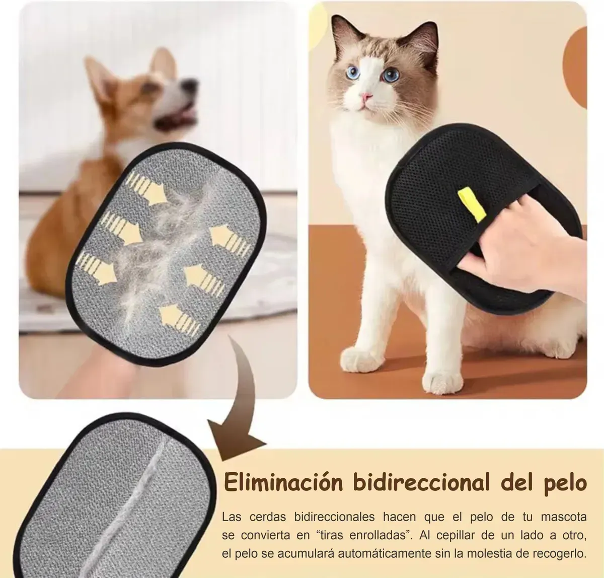 Guante Quita Pelos VIRAL Mascotas