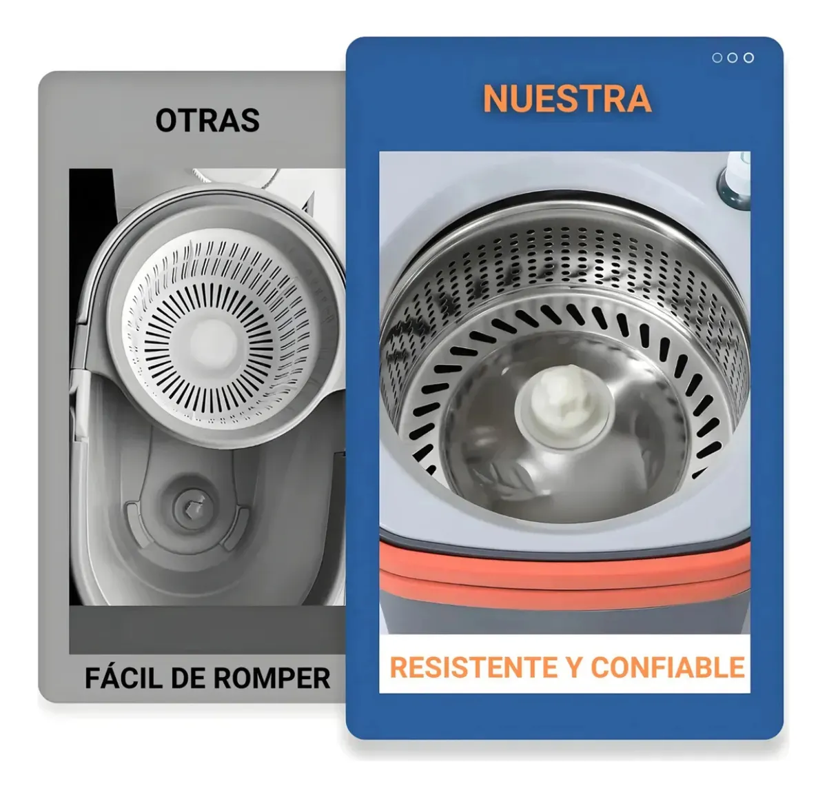 MOPA * 360 GRADOS * DOBLE BALDE CENTRIFUGADOR AUTOMATICO - + REPUESTO