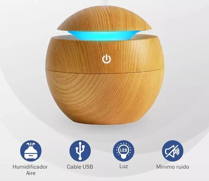 Humidificador * Astronauta (Todo Blanco) * C/ Luz Led Aroma