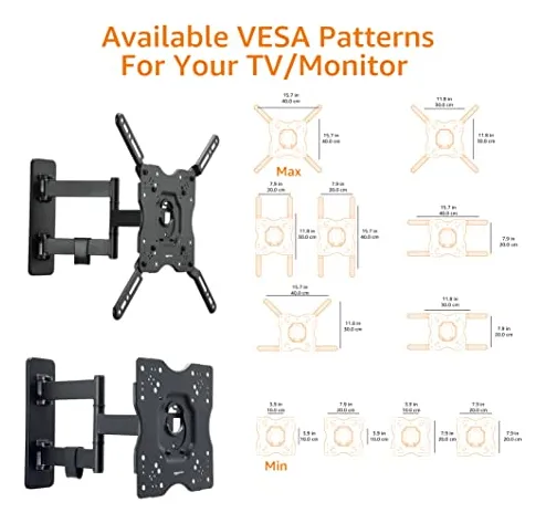 Soporte para TV * MOVIL * c/ Brazo 32-65 pulgadas (Hasta 27.2 Kg)