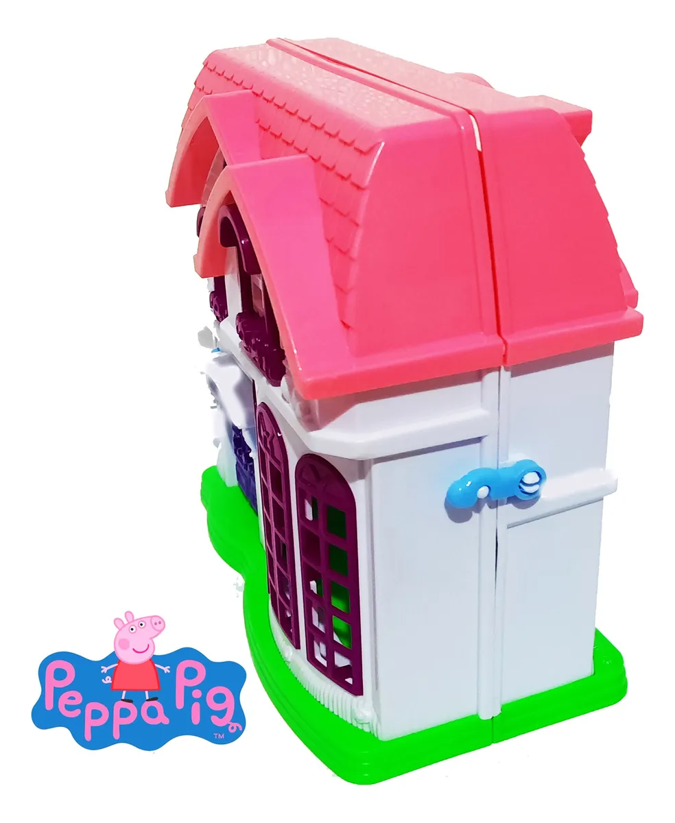 CASITA DE PEPPA SWEET HOUSE PIG - CASITA + FAMILIA COMPLETA + MUEBLES
