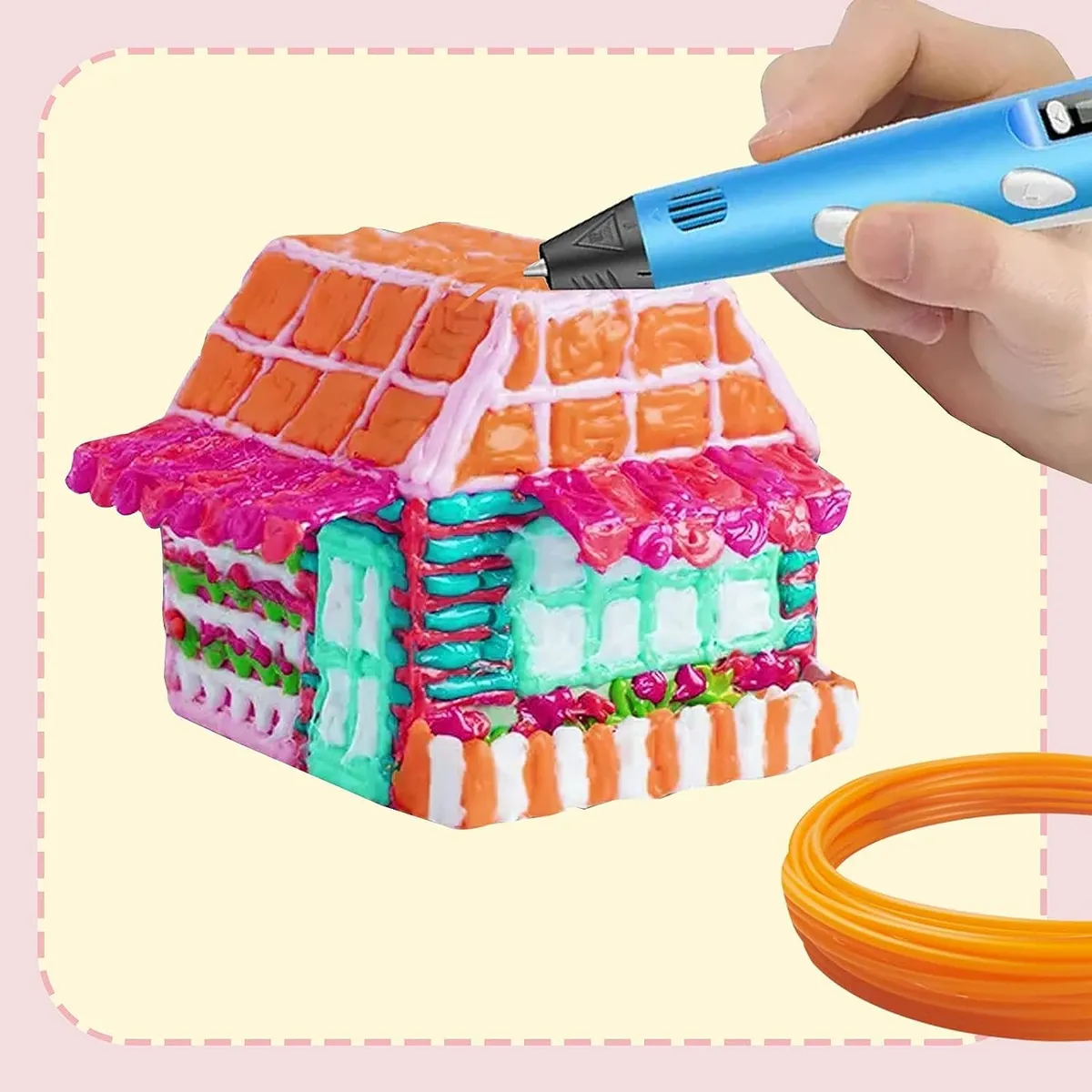 Repuestos Filamentos Pla Mix Colores 50 Mts Pack 1.75mm - Para Lápiz 3D - Color Mix 50mts