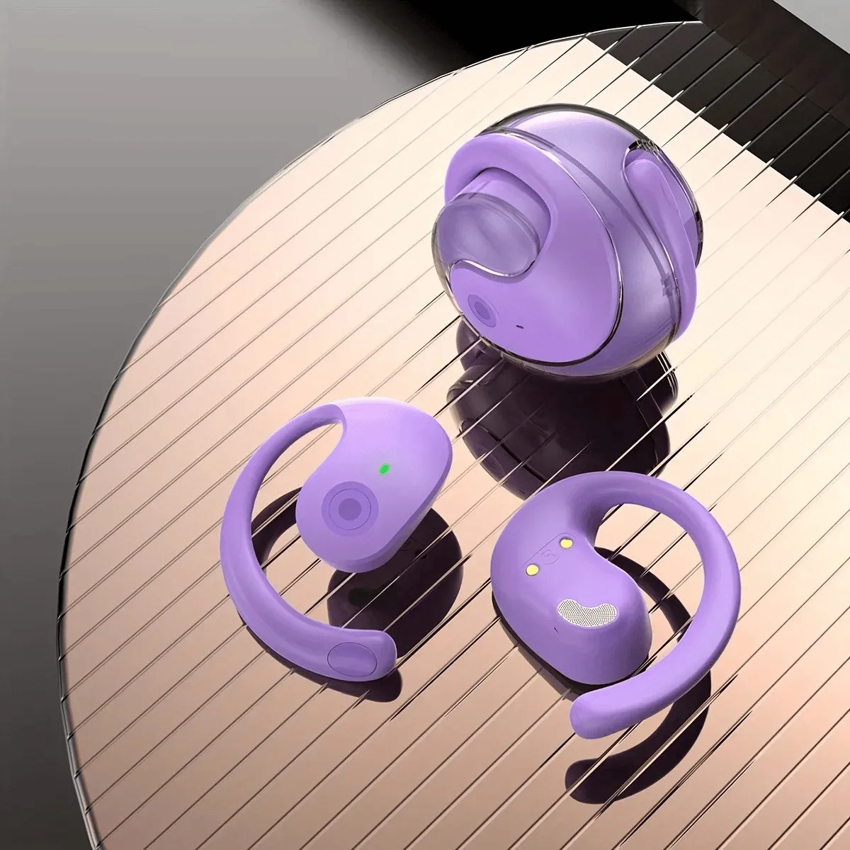 Auriculares Deportivos "Avant-garde Fashion Lila " Openwear Inalámbricos Bluetooth Premium