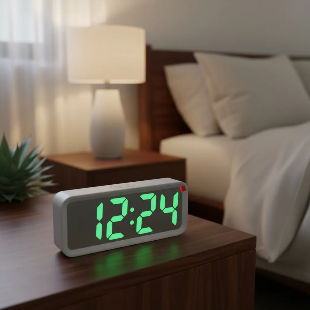 Reloj Despertador Digital Pantalla Espejo