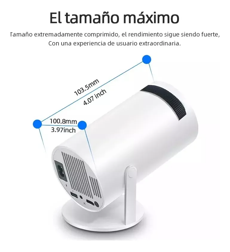 Proyector Led * ORYX * Smart Android 9 Ultra Hd 3500 Lumenes Wifi Bt