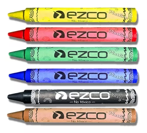 Crayones EZCO x 6 JUMBO (Gruesos)