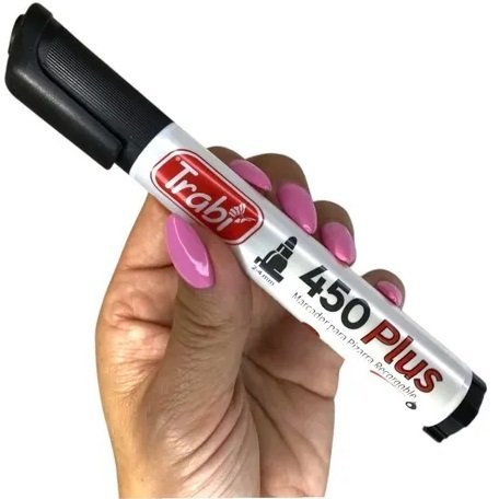 Marcador para Pizarra ** Negro 450 **  RECARGABLE Trabi