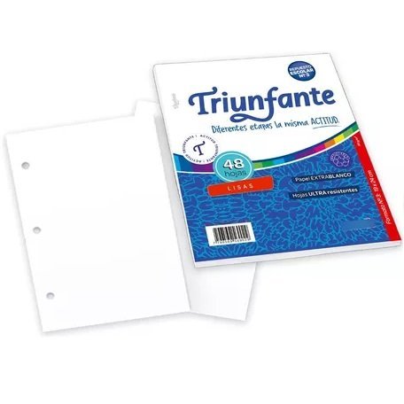 Repuesto Escolar Triunfante x .48 hojas RAYADO