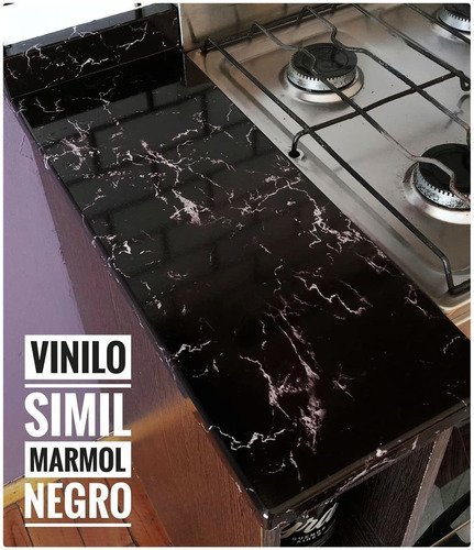 Contact SIMIL MARMOL NEGRO de 45 cm de Ancho (PRECIO x METRO)