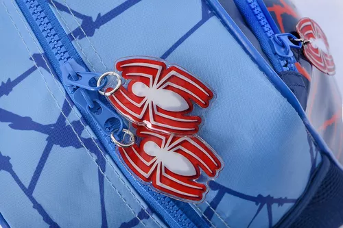 Mochila Con Carro * Spider Man 3D* 16" Pulgadas Wabro Escolar Reforzada -Calidad-