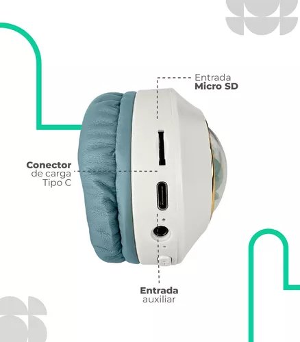 Auriculares Inalámbricos * Astronautas Gris *YDM55 Bluetooth (Premium)