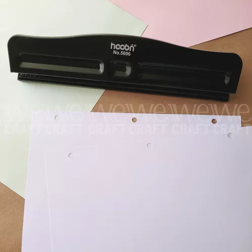 Perforadora Hooon * 3 Perforaciones * (10 Hojas) 7mm