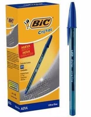 Lapicera Bic - Trazo Ultra Fino AZUL - x Unidad