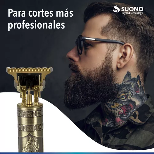 MAQUINA CORTA PELO * T9 VINTAGE * PROFESIONAL TIME PATILLERA (Recargable)