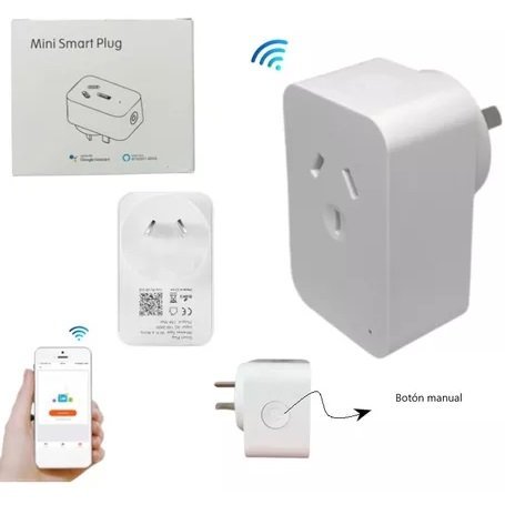 Enchufes Inteligente Wifi 10a (2400 W) 220v Smart Life Alexa Google Asistant