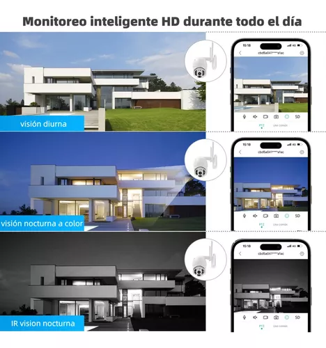Camara de Seguridad * SMART CAMERA OR 101 * 2 Antenas Inalambrica 360° 5 Mega Pixeles (INTERIOR - EXTERIOR)