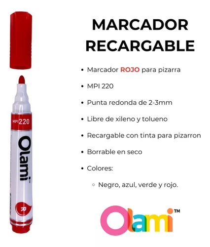 Marcador para Pizarra ** RECARGABLE **  OLAMI 220