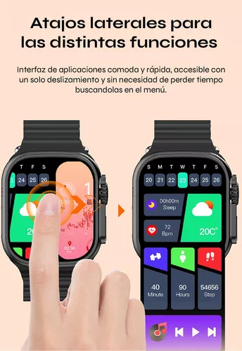 Reloj "Z59 ULTRA NEGRO" Smart Watch BIG (Carga Inalambrica)