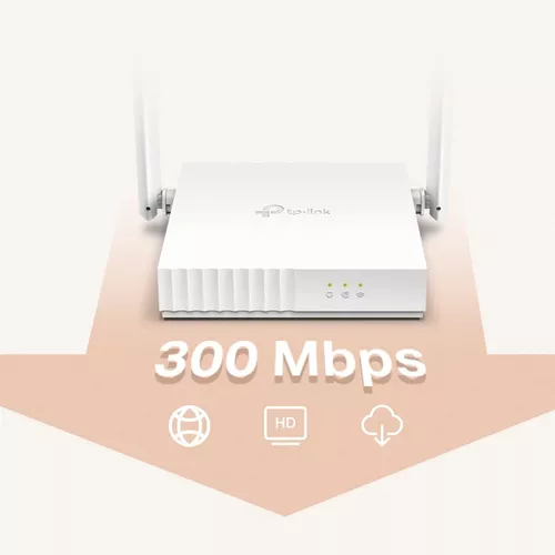 ROUTER WIFI * TPKINK 2 ANTENAS * TP LINK  300 MBPS TL-WR820N