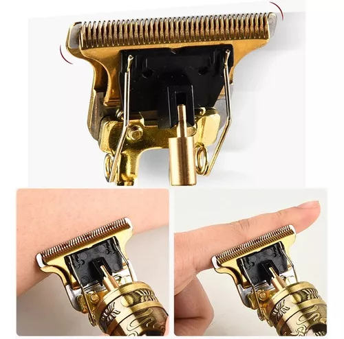 MAQUINA CORTA PELO * T9 VINTAGE * PROFESIONAL TIME PATILLERA (Recargable)