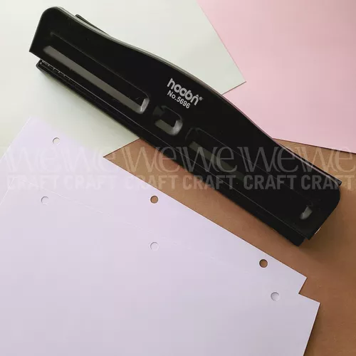 Perforadora Hooon * 3 Perforaciones * (10 Hojas) 7mm