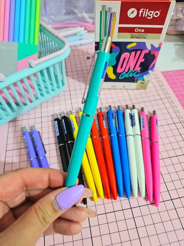 Lapicera Retráctil Filgo ONE (Tinta Negra)