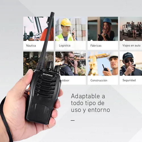 HANDY - BAOFENG - WALKIE TALKIE 16 CANALES RECARGABLE