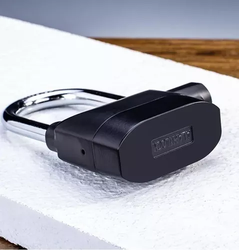 Candado Reforzado *con Alarma* Antirrobo 70 MM (3 llaves)