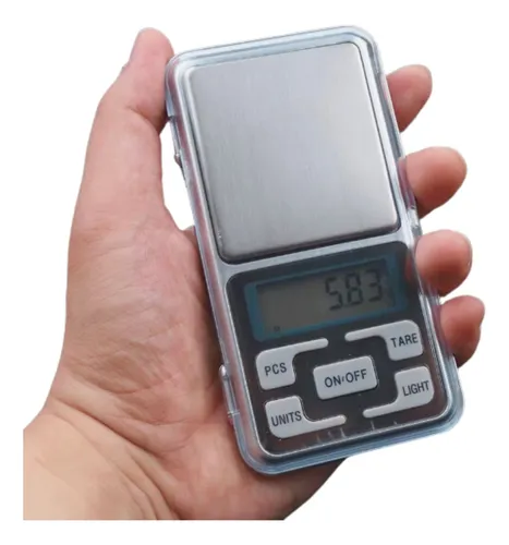 Balanza Gramera * Pocket c/ Tapa * 500 Gramos