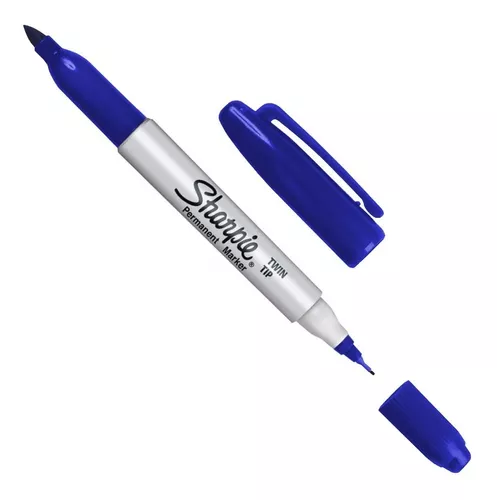 MARCADORES INDELEBLE SHARPIE *DOBLE PUNTA AZUL*  (FINA Y ULTRA FINA)