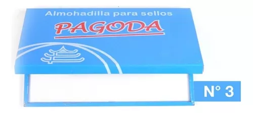 Almohadilla de METAL PAGODA para Sellos N° 3 (Grande)