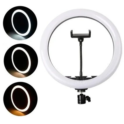 Aros de Luz Led 26 CM 10" Blanco (3 Intensidades variables)  (NO INCLUYE TRIPODE)