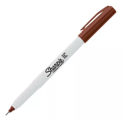MARCADORES INDELEBLE SHARPIE ** PUNTA ULTRA FINA MARRON**